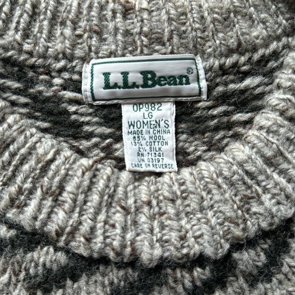 L.L.Bean Sweaters - Unavailable-Vintage L.L. Bean Fair Isle Wool Blend Sweater